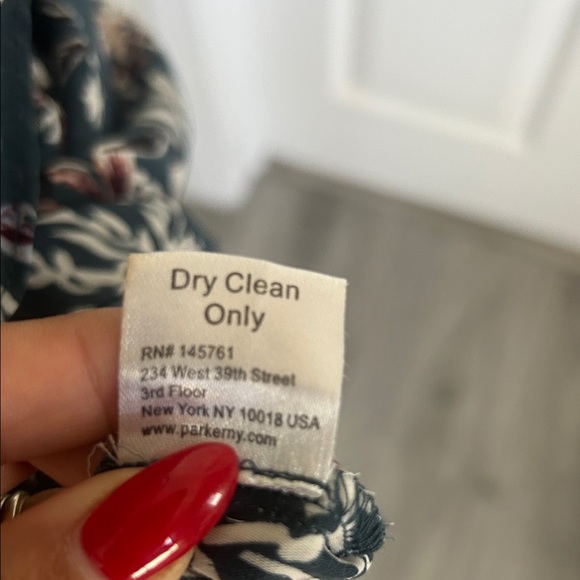 Parker Floral Print Dress with Cut Out Sleeves L - Picture 3 of 9